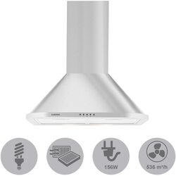 Вытяжка Klarstein Karajan 60 (Silver) Thumb