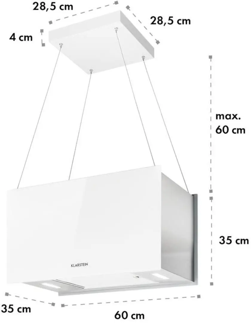 Hota Klarstein Kronleuchter L (White) - 5