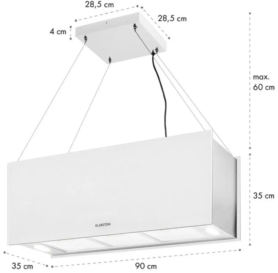 Hota Klarstein Kronleuchter XL (White)