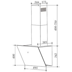 Вытяжка Klarstein Laurel 90 (Black) Thumb