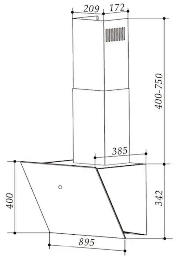 Вытяжка Klarstein Laurel 90 (Black) - 7