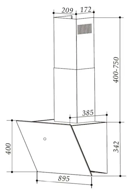 Вытяжка Klarstein Laurel 90 (White) - 8