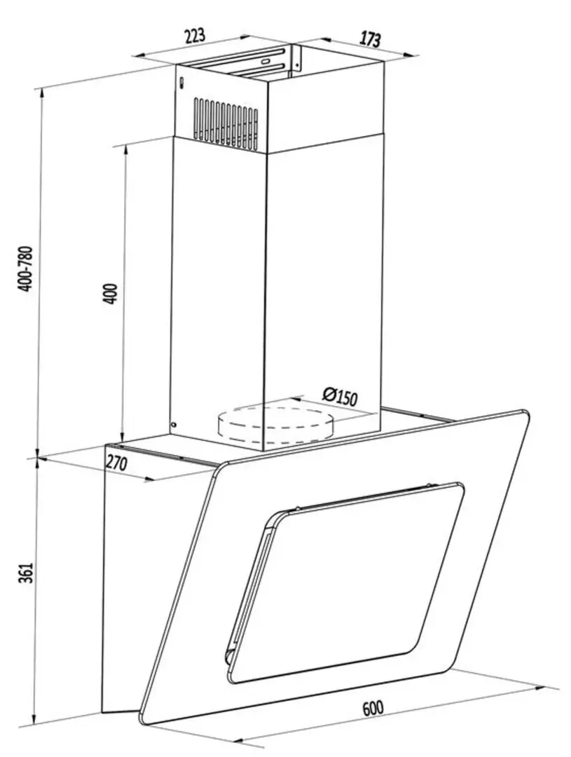 Hota Klarstein Lorea 60 10028655 (Black) - 3