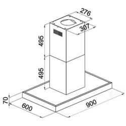 Вытяжка Klarstein Madonna 10030822 (Silver/Black) Thumb