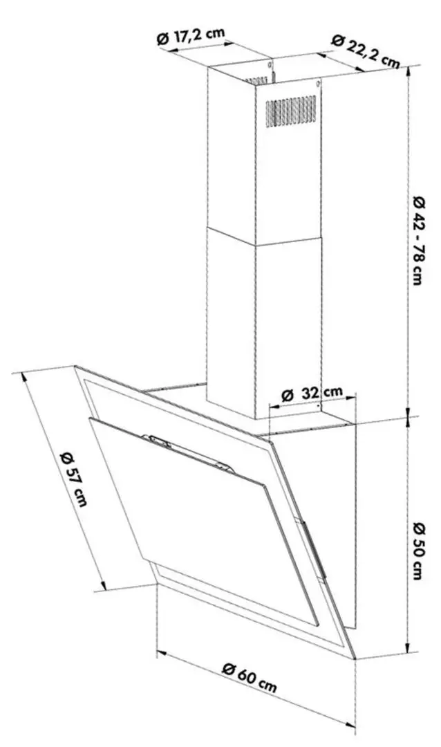 Вытяжка Klarstein Mirage 60 10033116 (Black) - 5
