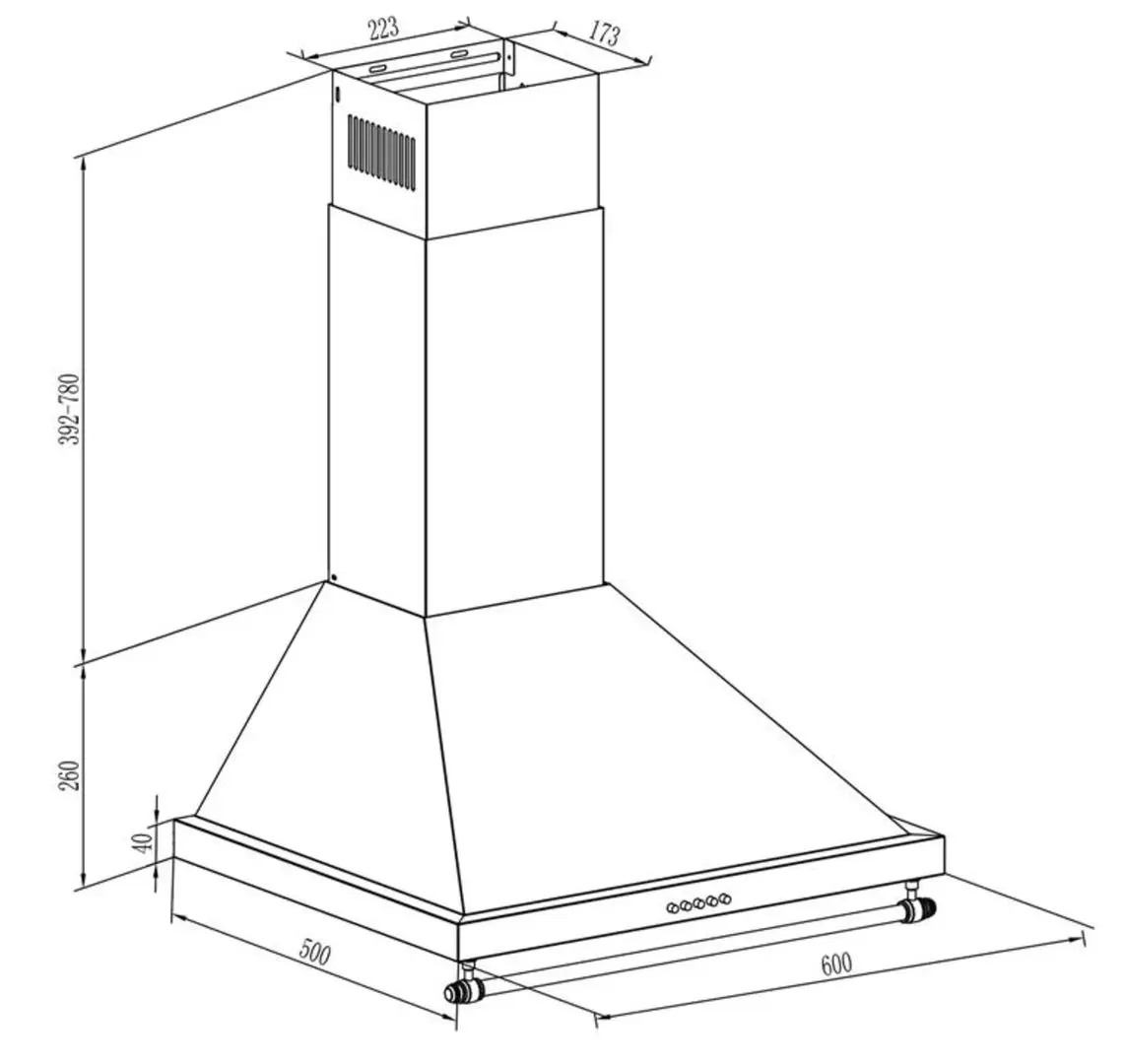 Hota Klarstein Montblanc 60 10031992 (Black/Bronze)