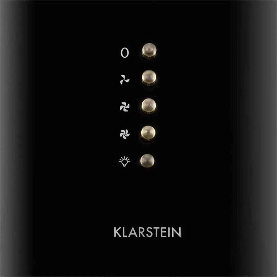 Вытяжка Klarstein Noir Retro (Matte Black/Bronze) - 4