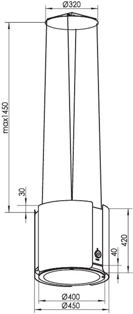 Вытяжка Klarstein Skyfall Smart 10035379 (Black) - 6
