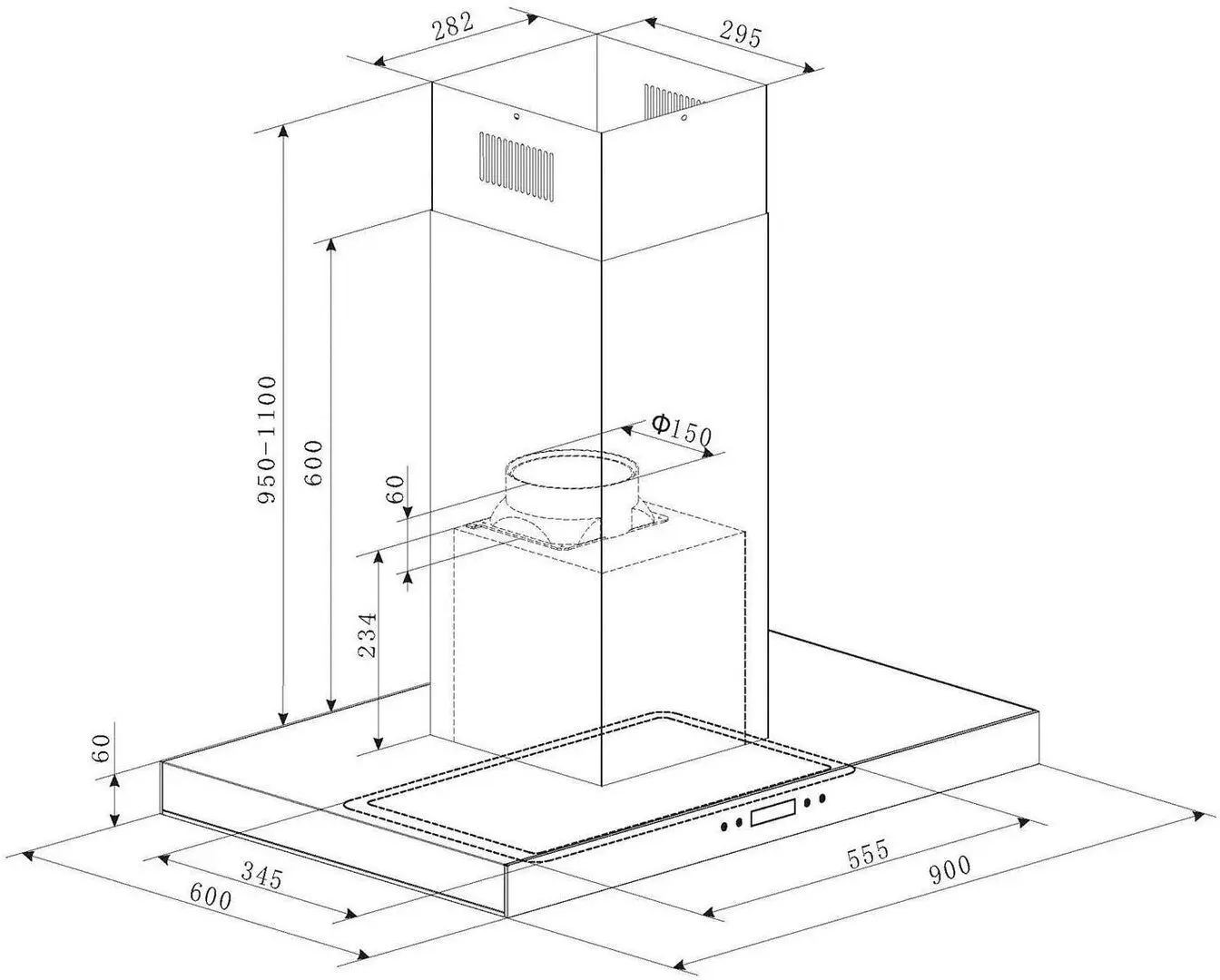 Вытяжка Klarstein Valeria 10034974 (White/Inox) - 2