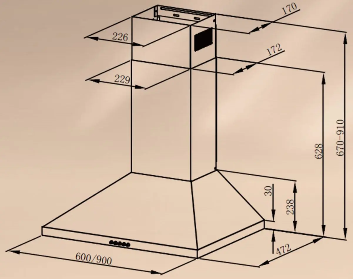 Hota Klarstein Victoria 90 (Ivory)