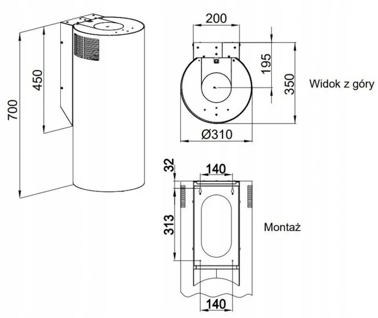 Вытяжка Maan Elba WPB 731 (Satin Hood) - 4