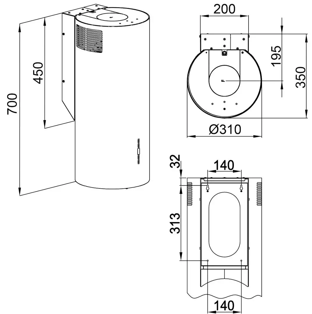 Вытяжка Maan Elba WPB 731 (White) - 4