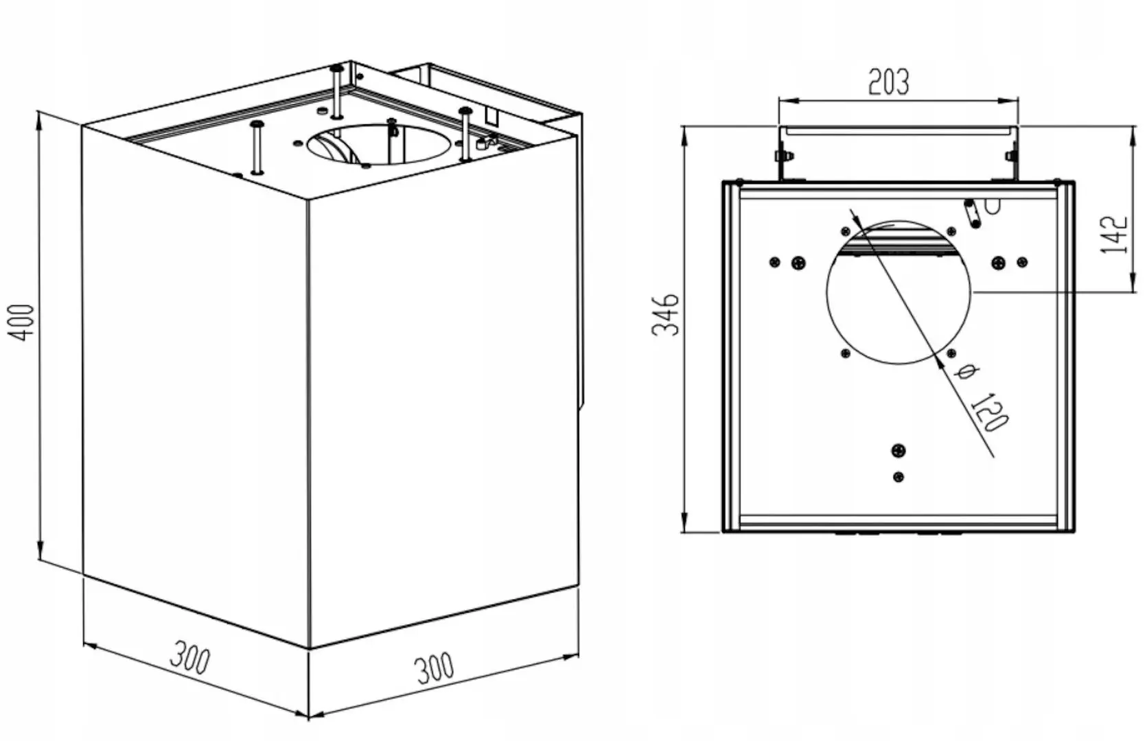 Вытяжка Maan Ponza Mini WPB 430 (Satin) - 4