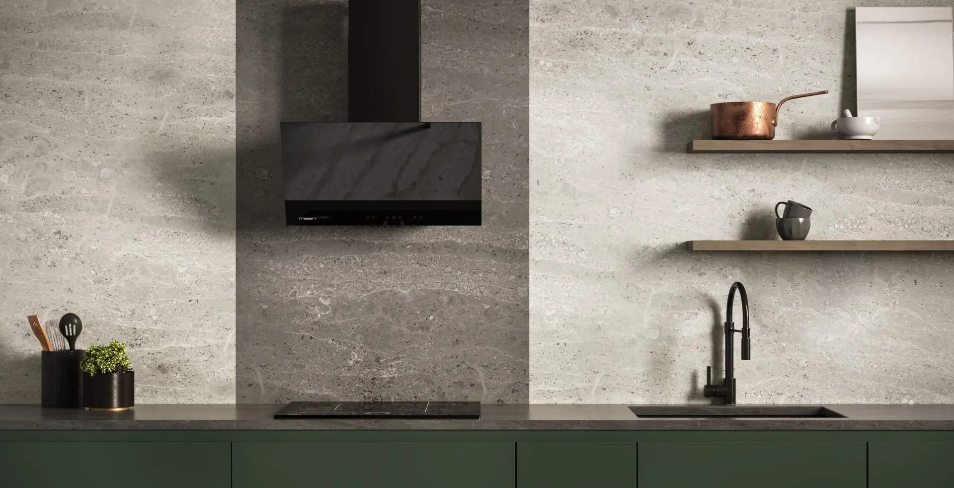 Вытяжка Maan Vertical Glass 60 (Black) - 4