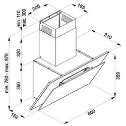 Hota Mastercook Medina 700(60) BL LED (Black) Thumb