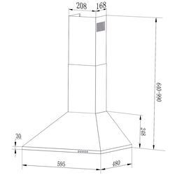 Вытяжка Samus HS660DLX (Inox) Thumb