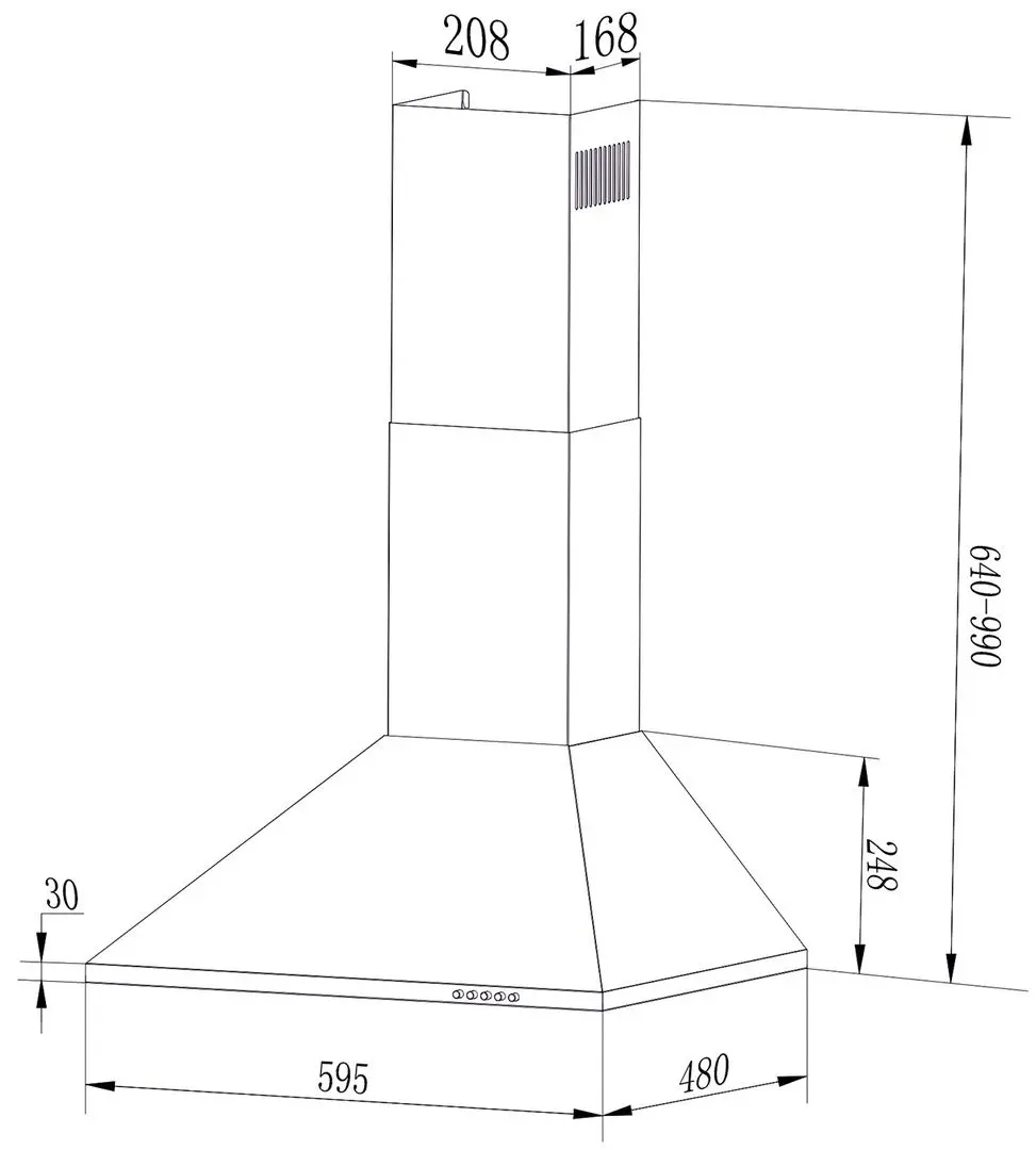 Вытяжка Samus HS660DLX (Inox)