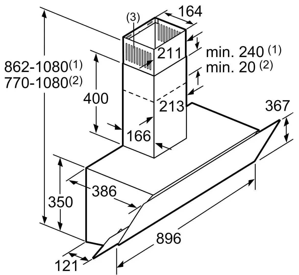 Вытяжка Siemens iQ100 LC95KA670 (Black) - 4