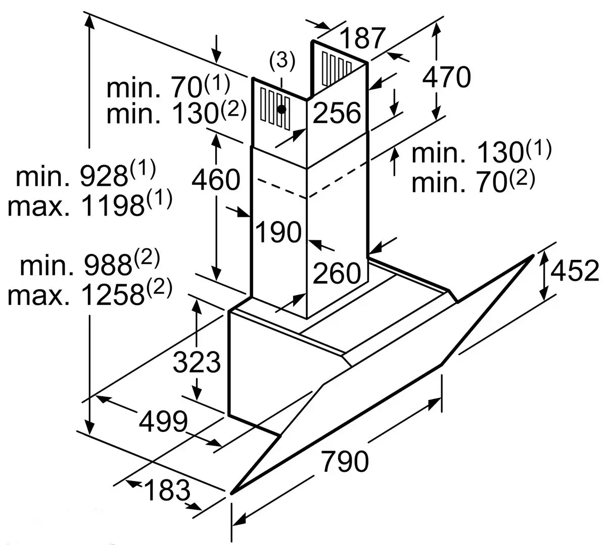 Вытяжка Siemens IQ300 LC87KHM60 (Black/Inox) - 5