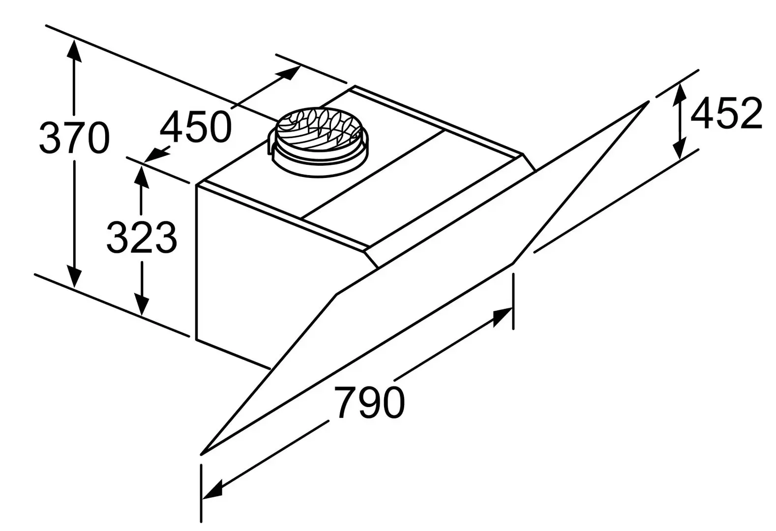 Вытяжка Siemens IQ300 LC87KHM60 (Black/Inox) - 4