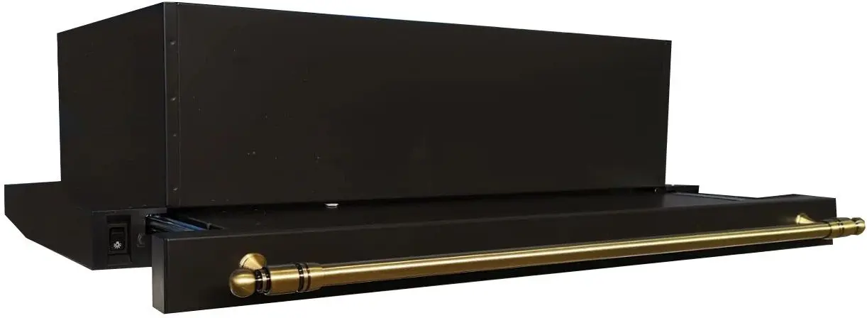 Встраиваемая вытяжка Studio Casa Lean Retro Nero (Anthracite/Bronze)