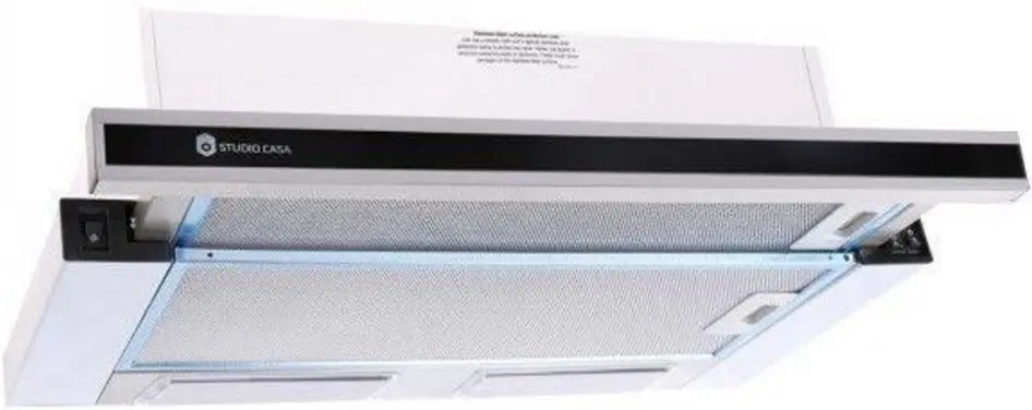 Hota incorporabila Studio Casa Lean Vitro (Inox/Black)