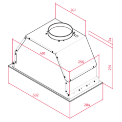 Встраиваемая вытяжка Teka GFL 57650 EOS IX (Inox) Thumb