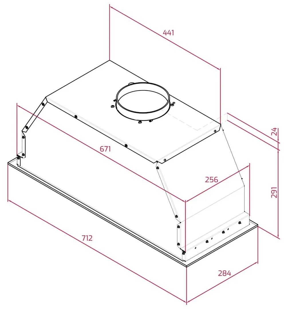 Встраиваемая вытяжка Teka GFL 77650 EOS IX (Inox)