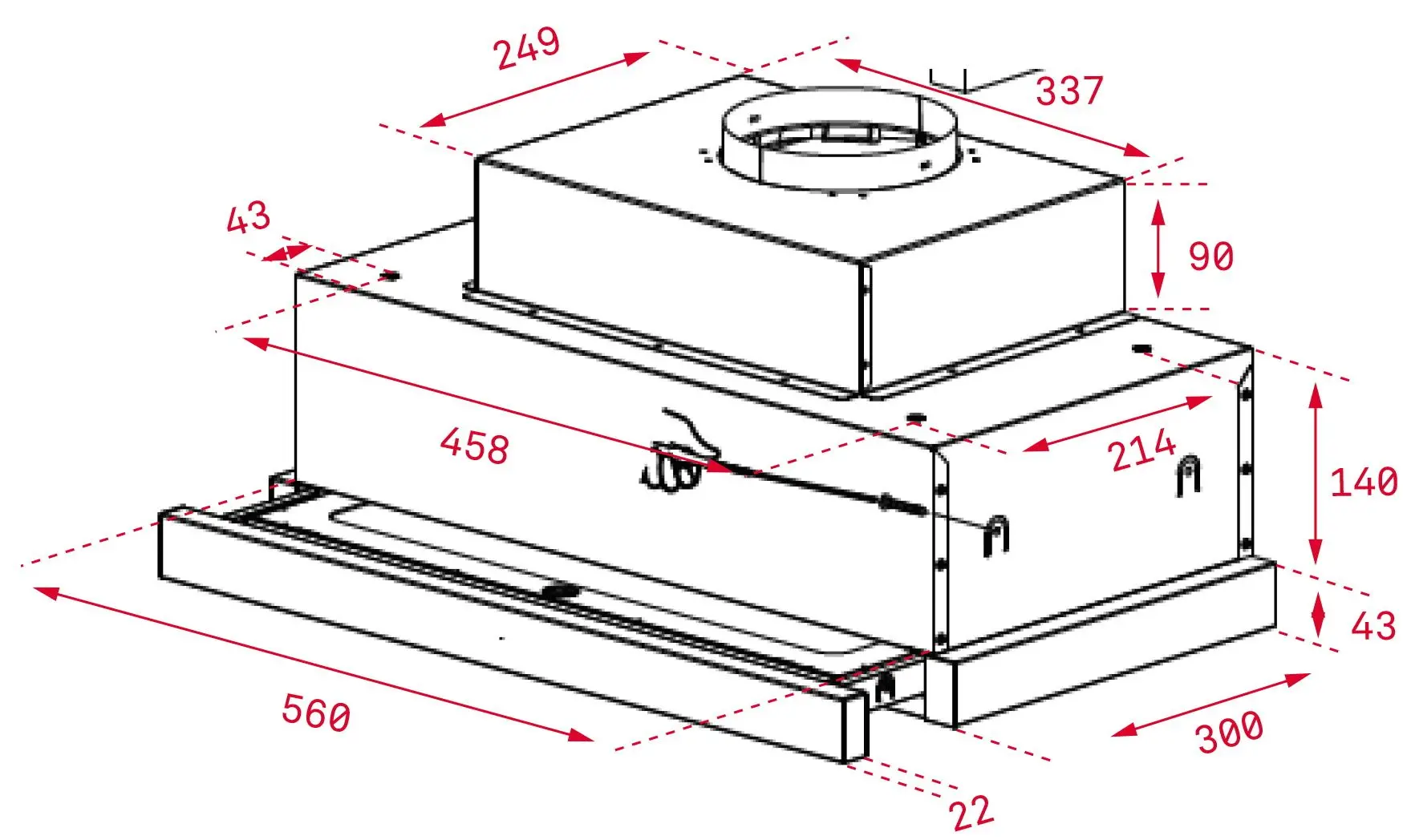 Hotă incorporabila Teka Maestro CNL 6815 Plus (Inox)