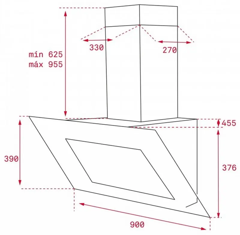 Вытяжка Teka Maestro DLV 98660 LB TOS (Brick Brown) - 2