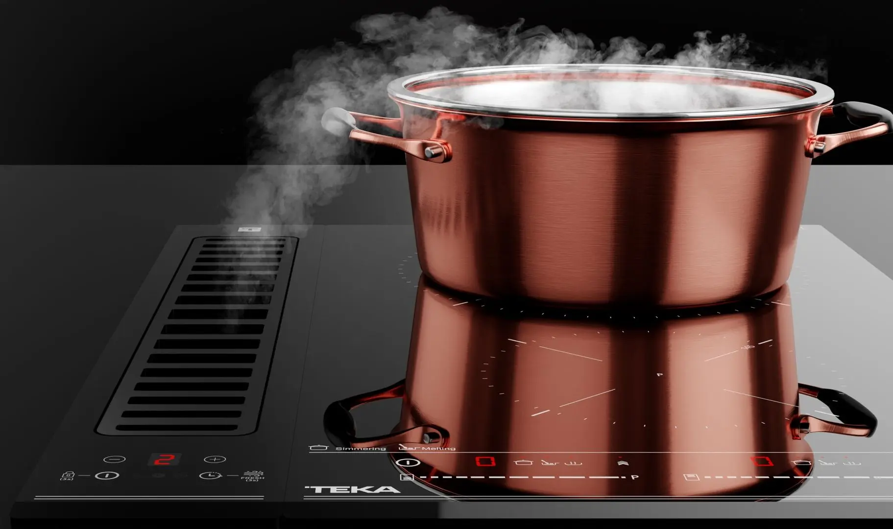 Встраиваемая вытяжка Teka Maestro FIH 16760 TOS (Black Glass)