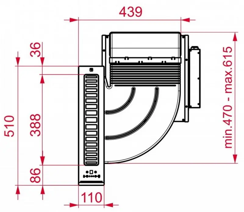 Встраиваемая вытяжка Teka Maestro FIH 16760 TOS (Black Glass)