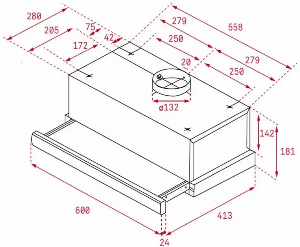 Встраиваемая вытяжка Teka TL 6310 (White)