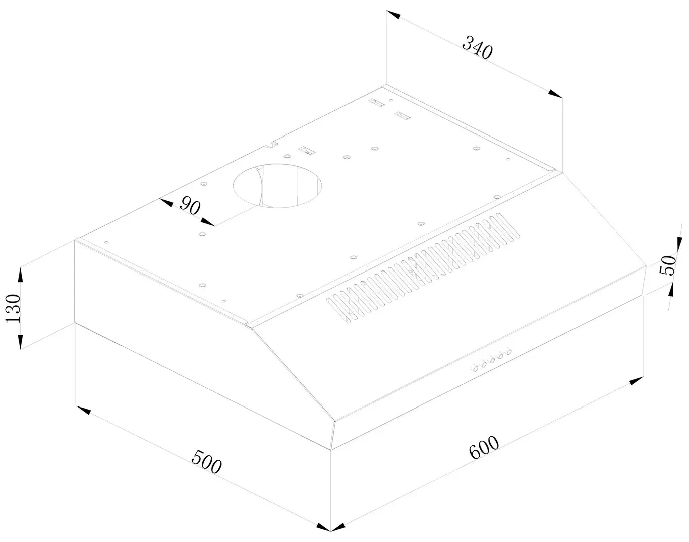Hota Tesla DB601AX (Inox) - 4
