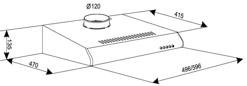 Hota Tornado Bona 20 (50) LED (Black)