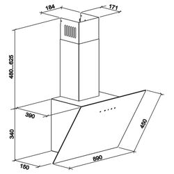 Hota Tornado Dely 1200(90) LED (White) Thumb