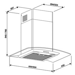 Hota Tornado Eva 1200(90) BL LED (Black) Thumb
