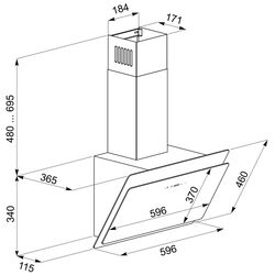 Hota Tornado Notos 1200(60) LED BL (Black) Thumb