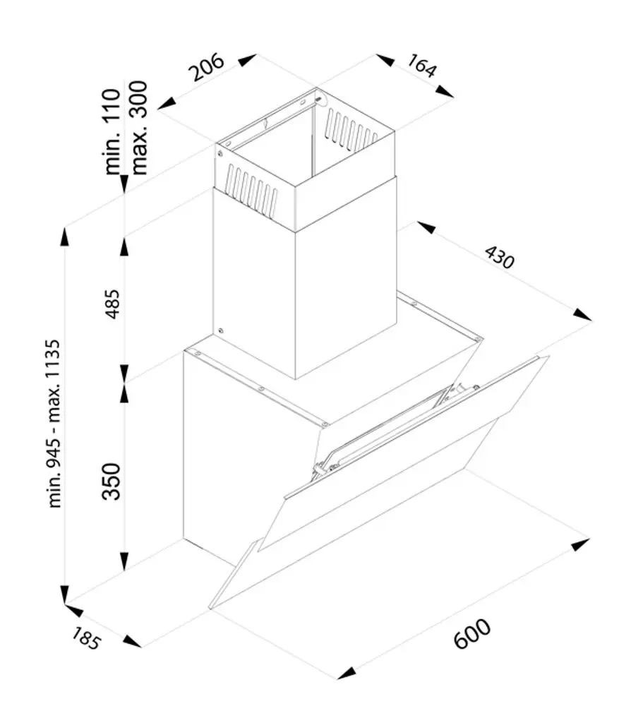 Hota Tornado Sky Touch Free 1100 (60) (Black)