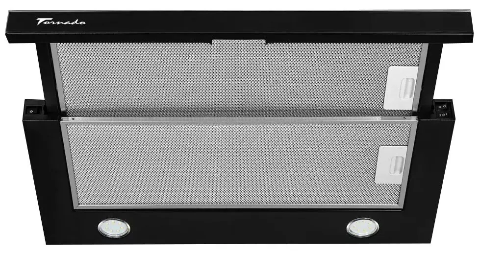 Встраиваемая вытяжка Tornado Solano 860 (60) BL LED (Black)