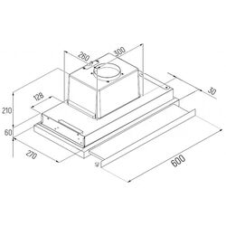 Вытяжка Tornado Sonora 1200(60) IX LED (Inox) Thumb