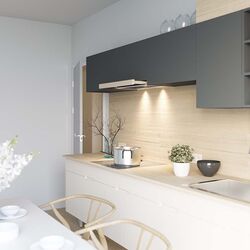 Hota incorporabila Tornado Storm 700(60) IV LED MD (Ivory) Thumb