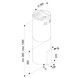 Hota Tornado Tube Island 1200 (40) IX (Inox) Thumb