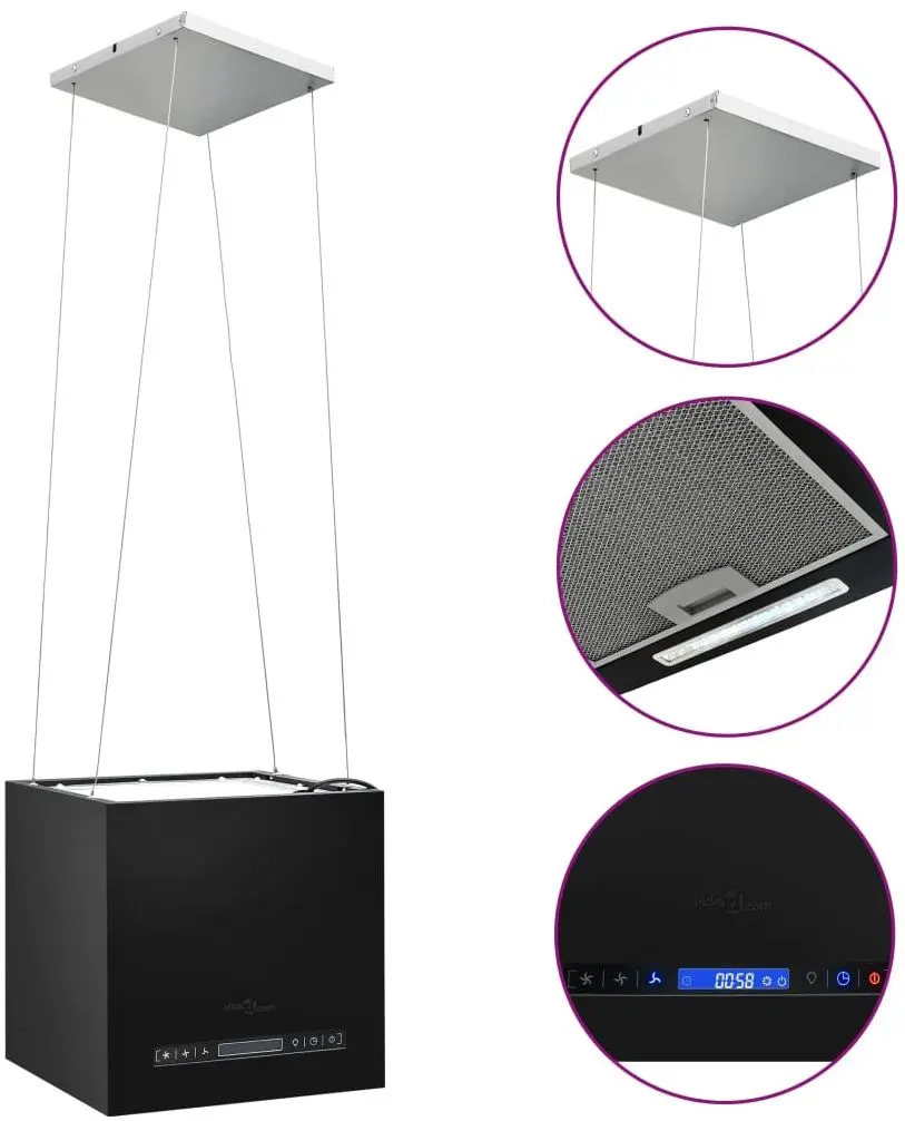 Вытяжка VidaXL 51021 (Black)