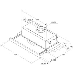 Встраиваемая вытяжка Whirlpool AKR 749/1 WH (White) Thumb