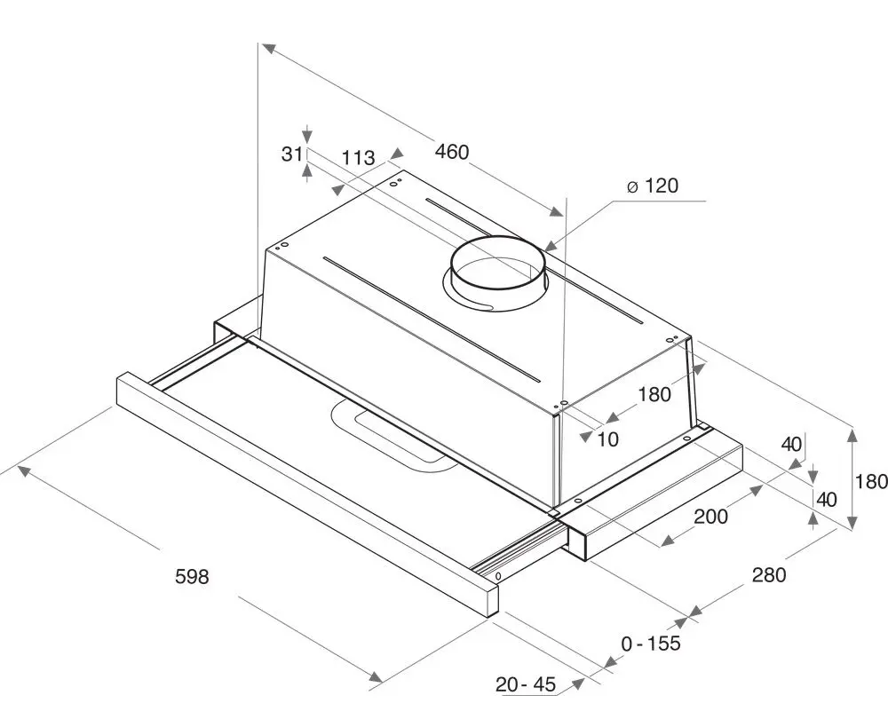 Встраиваемая вытяжка Whirlpool AKR 749/1 WH (White)