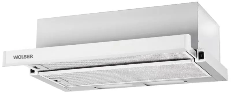 Встраиваемая вытяжка Wolser WL-60 FG IX WH (White)