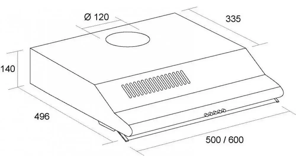 Вытяжка Wolser WL 6020 (Ivory) - 2