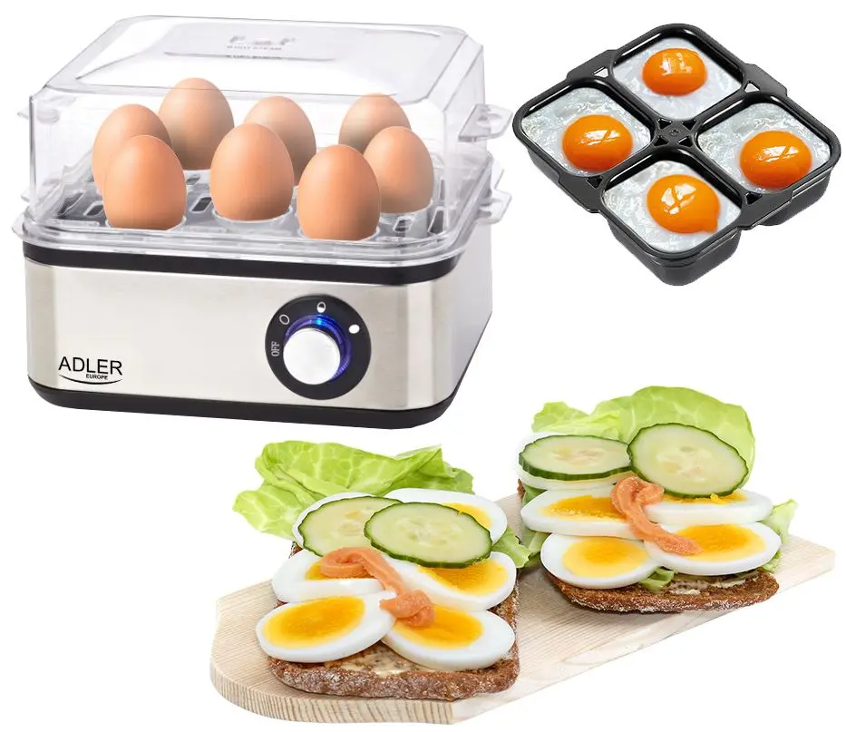 Яйцеварка Adler AD 4486 (Silver/Black)