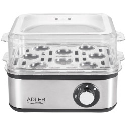 Fierbator de oua Adler AD 4486 (Silver/Black)